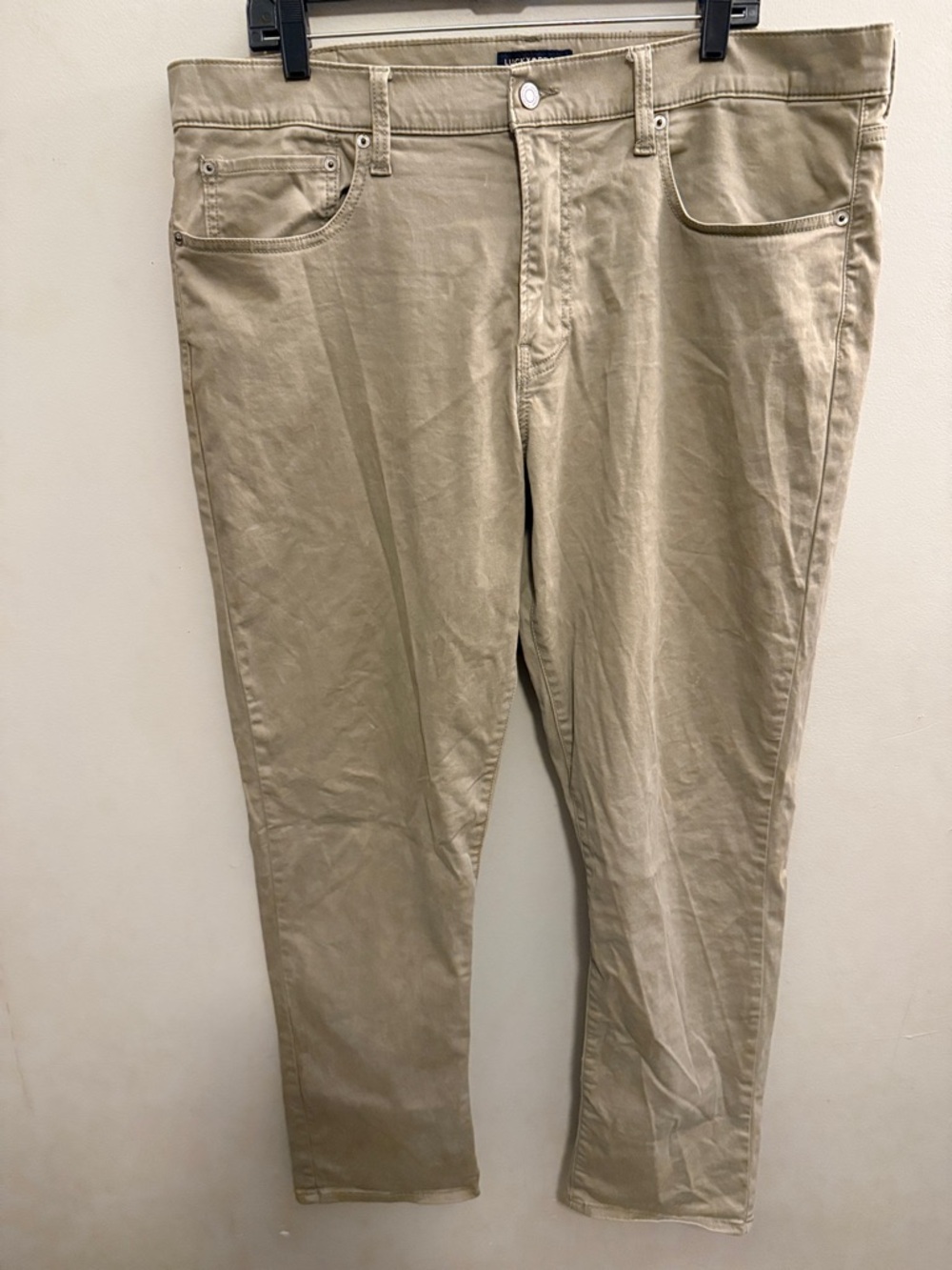 Lucky Brand Classic Straight-Leg Khaki Pants